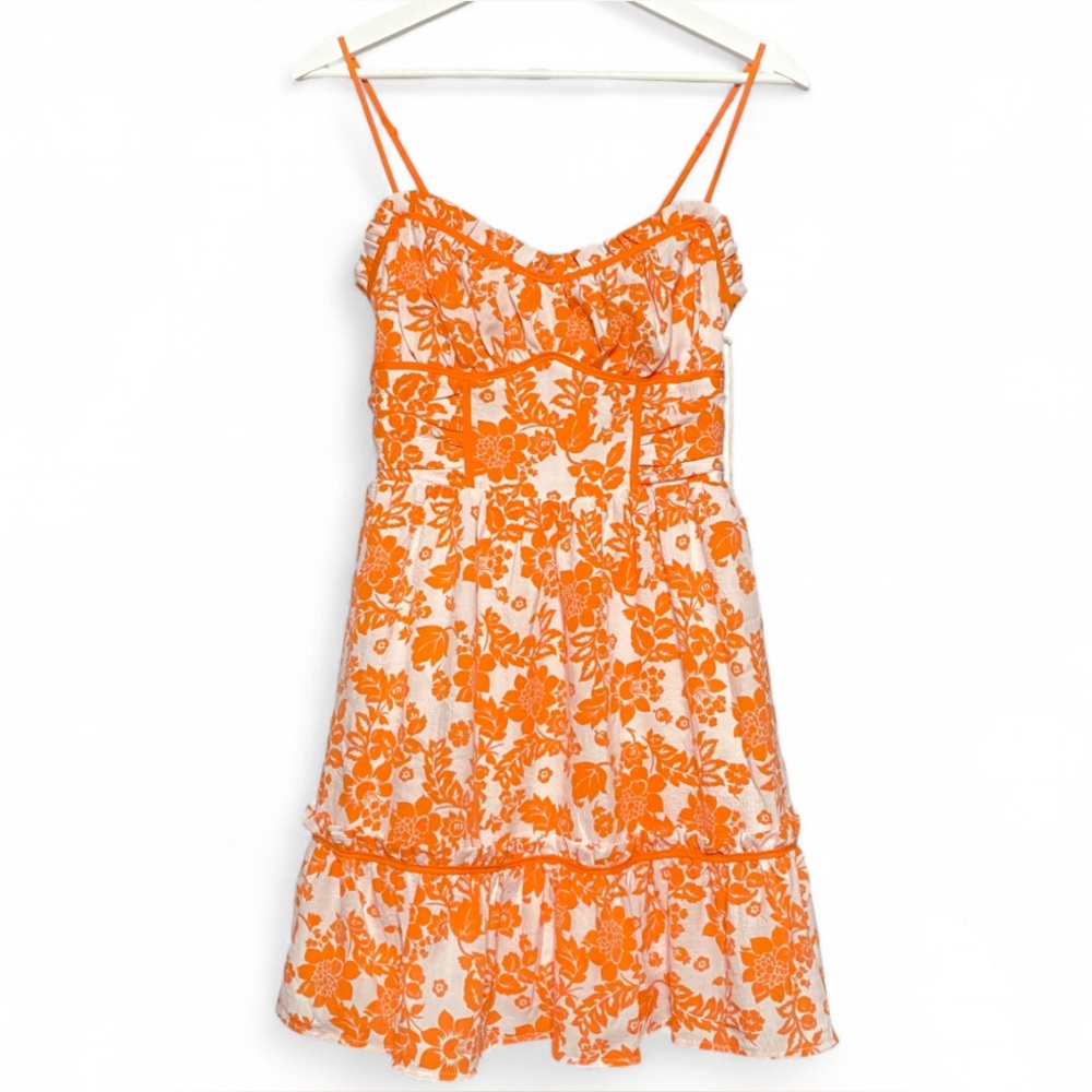 Lumiere Orange Blossom Mini Dress • S